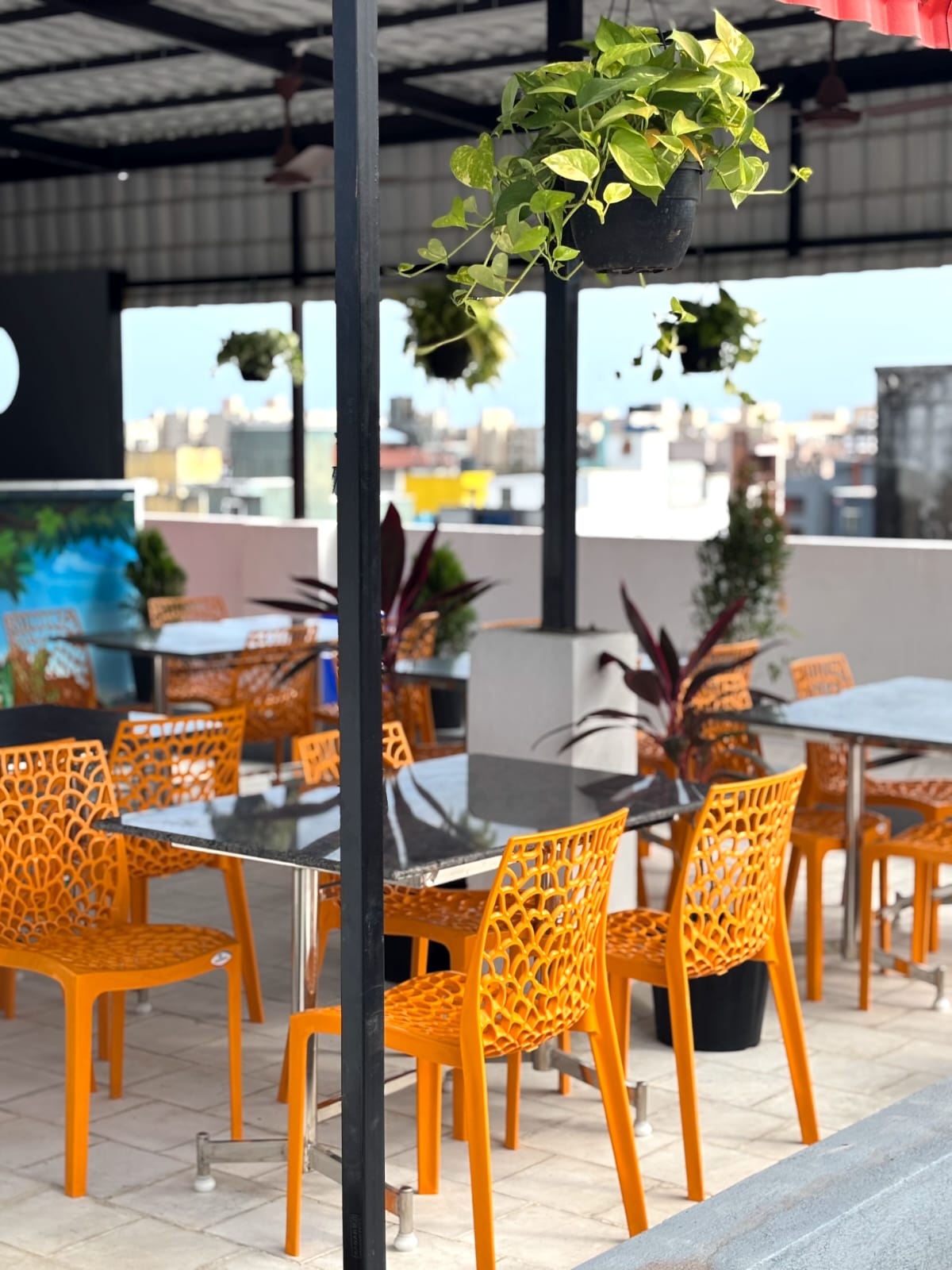 Rooftop Dining Hall near Chennai One